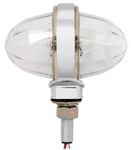 GG-75198 : 3″ WATERMELON DOUBLE FACE HIGH POWER LED PEDESTAL LIGHT - Clear Lens - Amber / Red LED