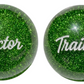 GR-TCKN/TLKN-CG: Cactus Green Glitter Tractor & Trailer Brake Knob with Adapter