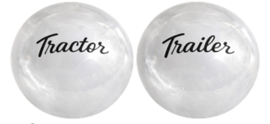 GR-TLKN-P-WH: Pearl White Trailer Brake Shift with Adapter