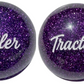 GR-TCKN-PU: Purple Glitter Tractor Brake Knob with Adapter
