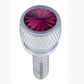 UNITED PACIFIC - 23811 : 3/4" Short M6 Dash Screw For Kenworth - Purple Crystal (12-Pack)