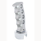 UP-70683 : GATLING STYLE GEARSHIFT KNOB WITH 13/15/18 SPEED ADAPTER - CHROME