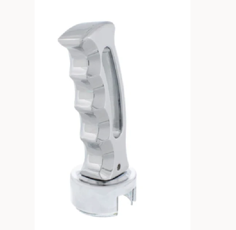 UNITED PACIFIC - 70684 : SLOT STYLE GEARSHIFT KNOB WITH 13/15/18 SPEED ADAPTER - CHROME