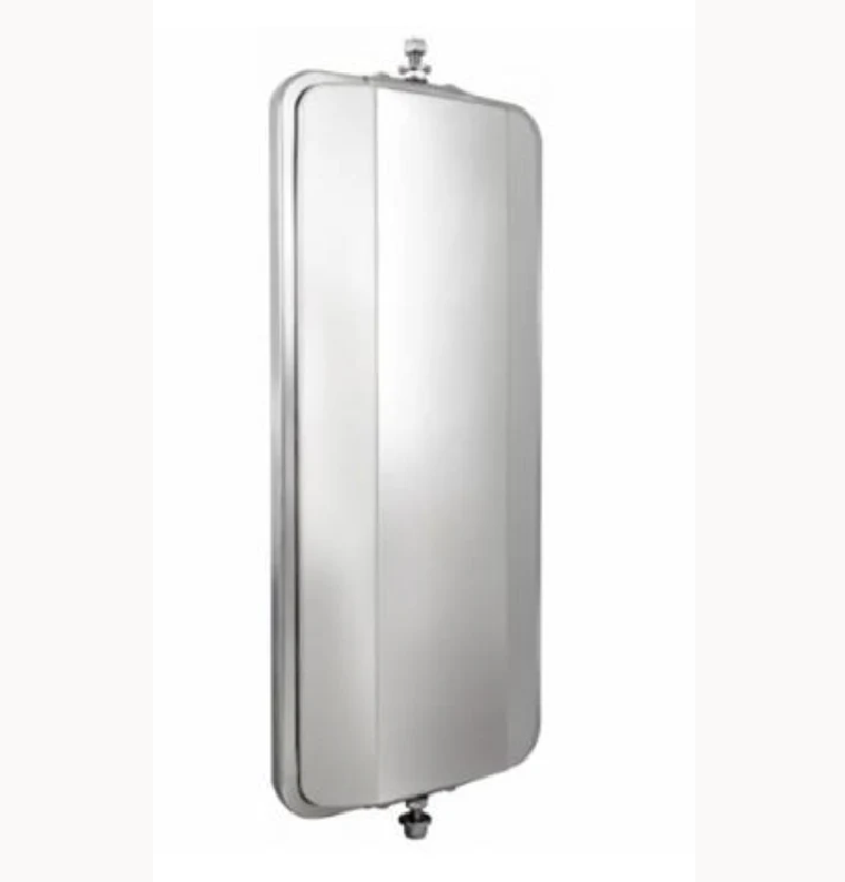 UP-60028 : 7" X 16" Stainless West Coast Mirror - Heated