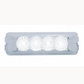 UNITED PACIFIC - 39938: 4 LED Reflector Auxiliary/Utility Light - White LED/Clear Lens