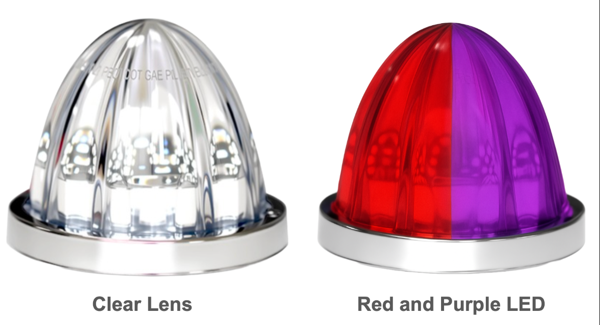 AACC - KI-C-D : Kenworth Chrome Double Interior Kits - Polycarbonate Lens (starlight series)