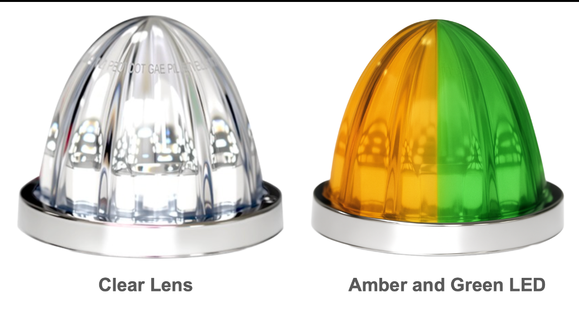 AACC - KI-C-D : Kenworth Chrome Double Interior Kits - Polycarbonate Lens (starlight series)