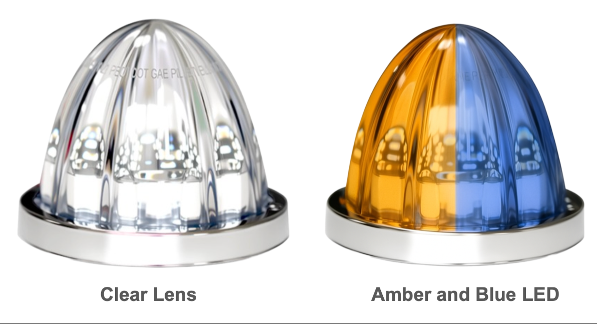 AACC - KI-C-D : Kenworth Chrome Double Interior Kits - Polycarbonate Lens (starlight series)
