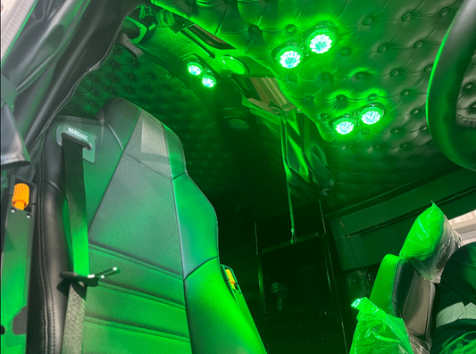 AACC - KI-C-D : Kenworth Chrome Double Interior Kits - Polycarbonate Lens (starlight series)