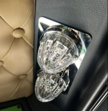 AACC - KI-C-D : Kenworth Chrome Double Interior Kits - Polycarbonate Lens (starlight series)