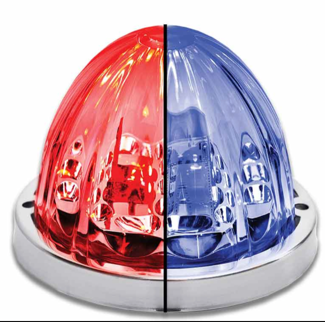 AACC - KI-C-D : Kenworth Chrome Double Interior Kits - Polycarbonate Lens (Starburst Series)
