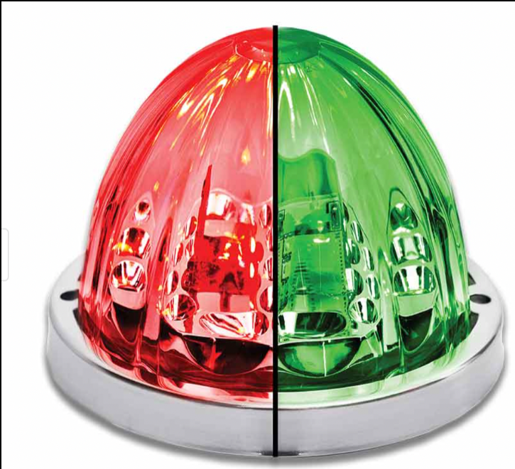 AACC - KI-C-D : Kenworth Chrome Double Interior Kits - Polycarbonate Lens (Starburst Series)