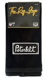 The Rag Guys - PBBK-B3 - PETERBILT Black Rectangle Logo Black Rag/Towel - Set Of 2