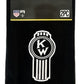 The Rag Guys - KWBK-B2 - KENWORTH Ol Skool Black Logo Black Rag/Towel - Set Of 2