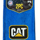 The Rag Guys - CATRB-B1 - CAT  Black Logo Royal Blue Rag/Towel - Set Of 2