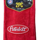 The Rag Guys - PBRD-R1 - PETERBILT Red Oval Logo Red Rag/Towel - Set Of 2