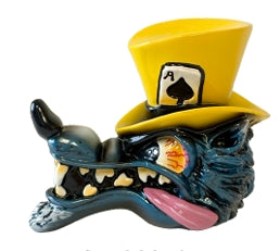 GS-WOYE1: Wolf Hat Gear Shift Knob - Yellow