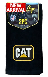 The Rag Guys - CABK-B1 - CAT Black Door/Rag Towels (set of 2)