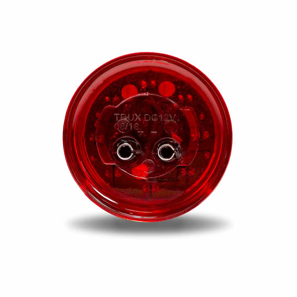 TX-TLED-2R: 2″ Red Clearance Marker Round LED Light – 9 Diodes