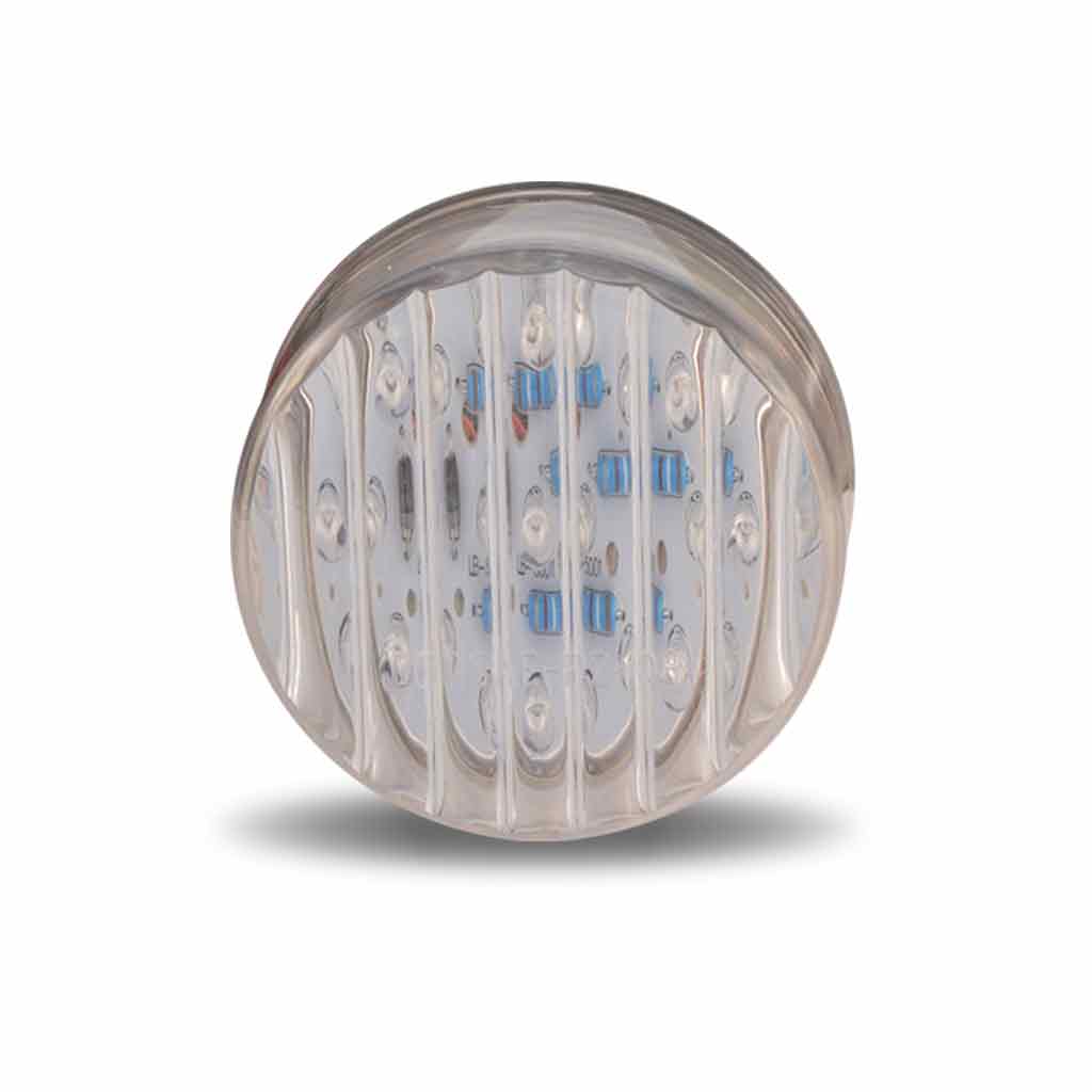 TX-TLED-2TA: 2″ Clear Amber Marker Round LED Light
