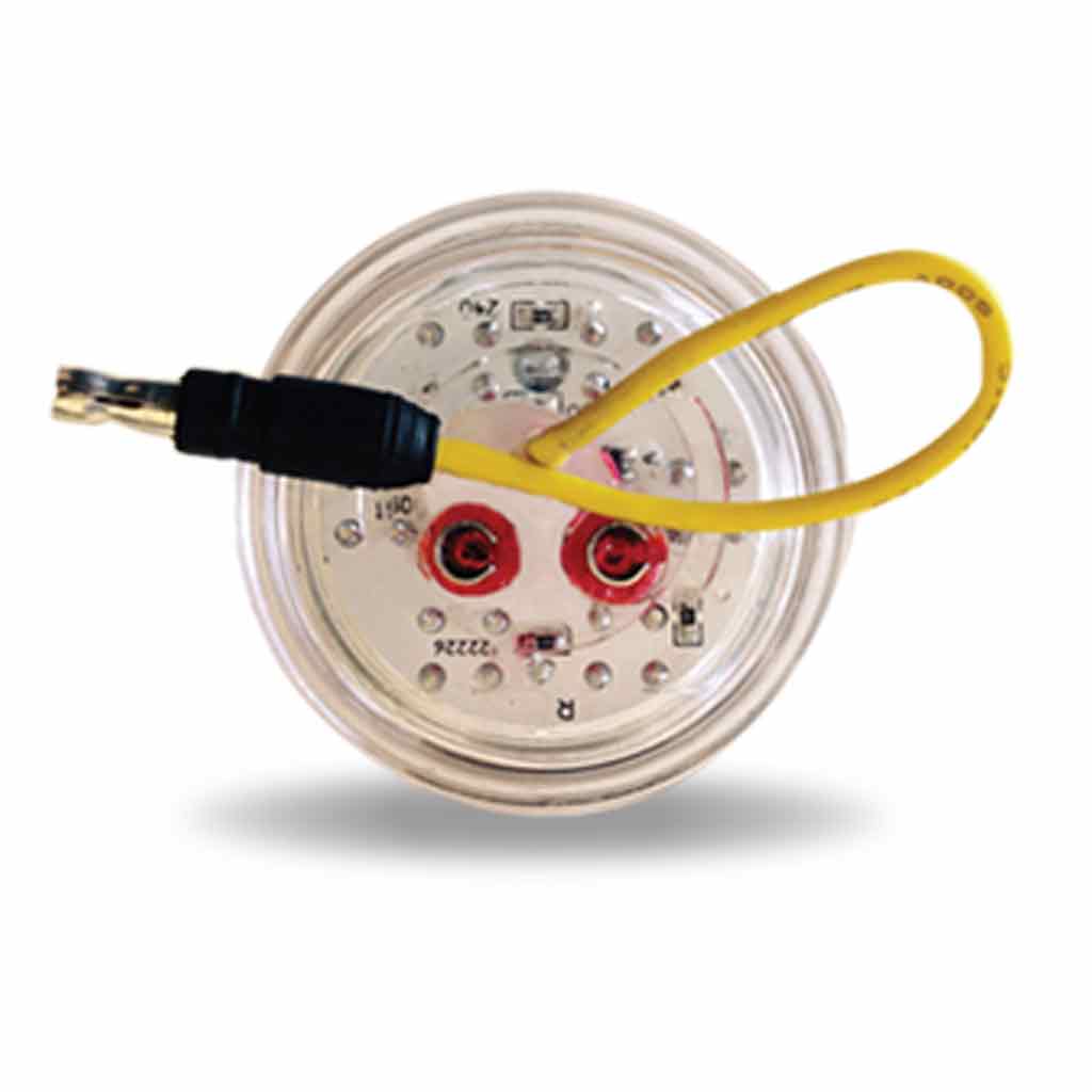 TLED-2XAB - 2″ Amber Marker to Blue Auxiliary Round LED Light – 7 Diodes