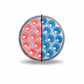 TX-TLED-4XRB: 4" Red/Blue Dual Revolution LED Tail Light