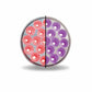 TX-TLED-4XRP: 4" Red/Purple Dual Revolution LED Tail Light