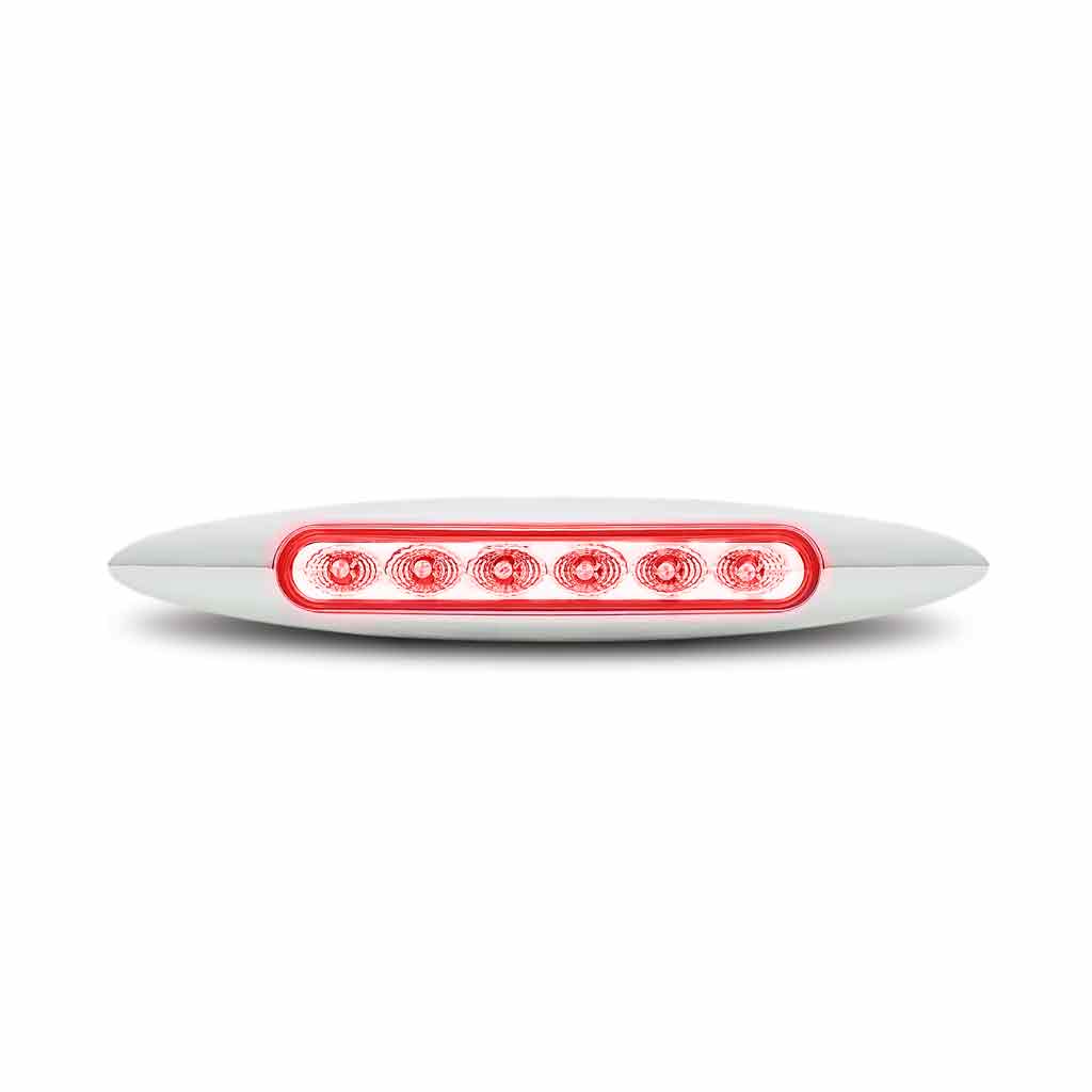 TX-TLED-6XRP: 6" Red/Purple Dual Revolution Marker Slim LED Light