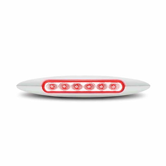 TX-TLED-6XRP: 6" Red/Purple Dual Revolution Marker Slim LED Light