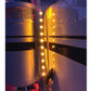 TX-TLED-B3R: 3/4" Amber Mini Button LED Marker Light