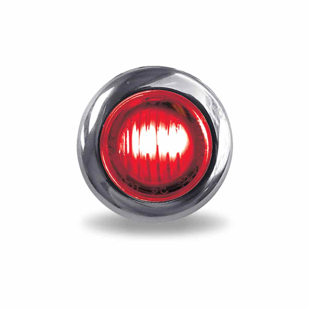 TX-TLED-BX3RP: 3/4″ Red/Purple Mini Button Marker Auxiliary LED Light