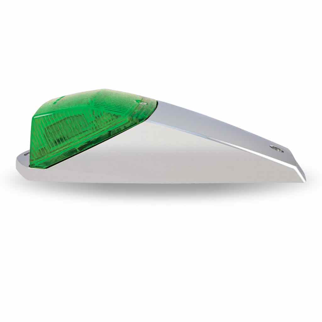 TX-TLED-CAB2XAG: Amber & Green Auxiliary Square Cab LED Light with Housing