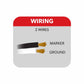 TX-TLED-CABC: Clear Amber Marker Square Cab LED Light