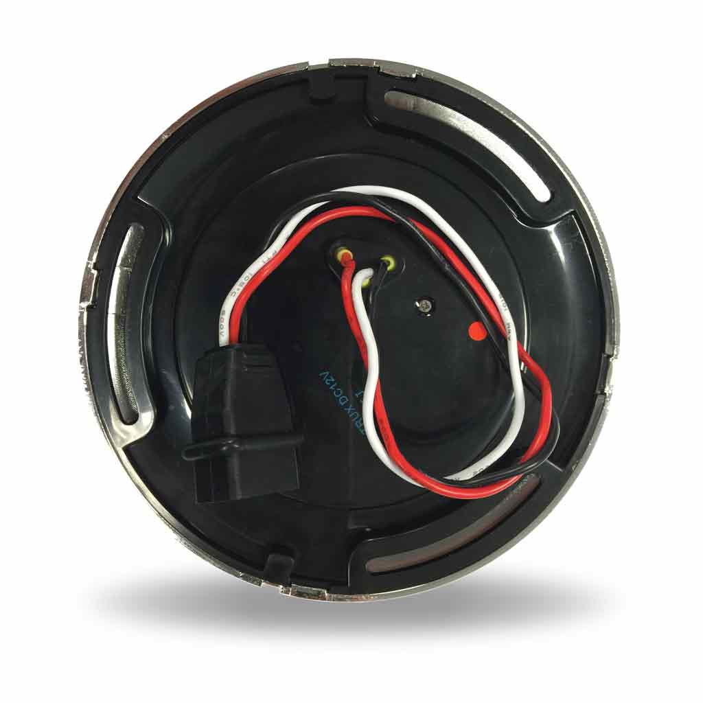 TX-TLED-F4CR1: 4" Flatline Flange Mount Clear Red LED
