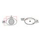 TX-TLED-G2A: Amber LED/Amber Lens G2 Marker Light
