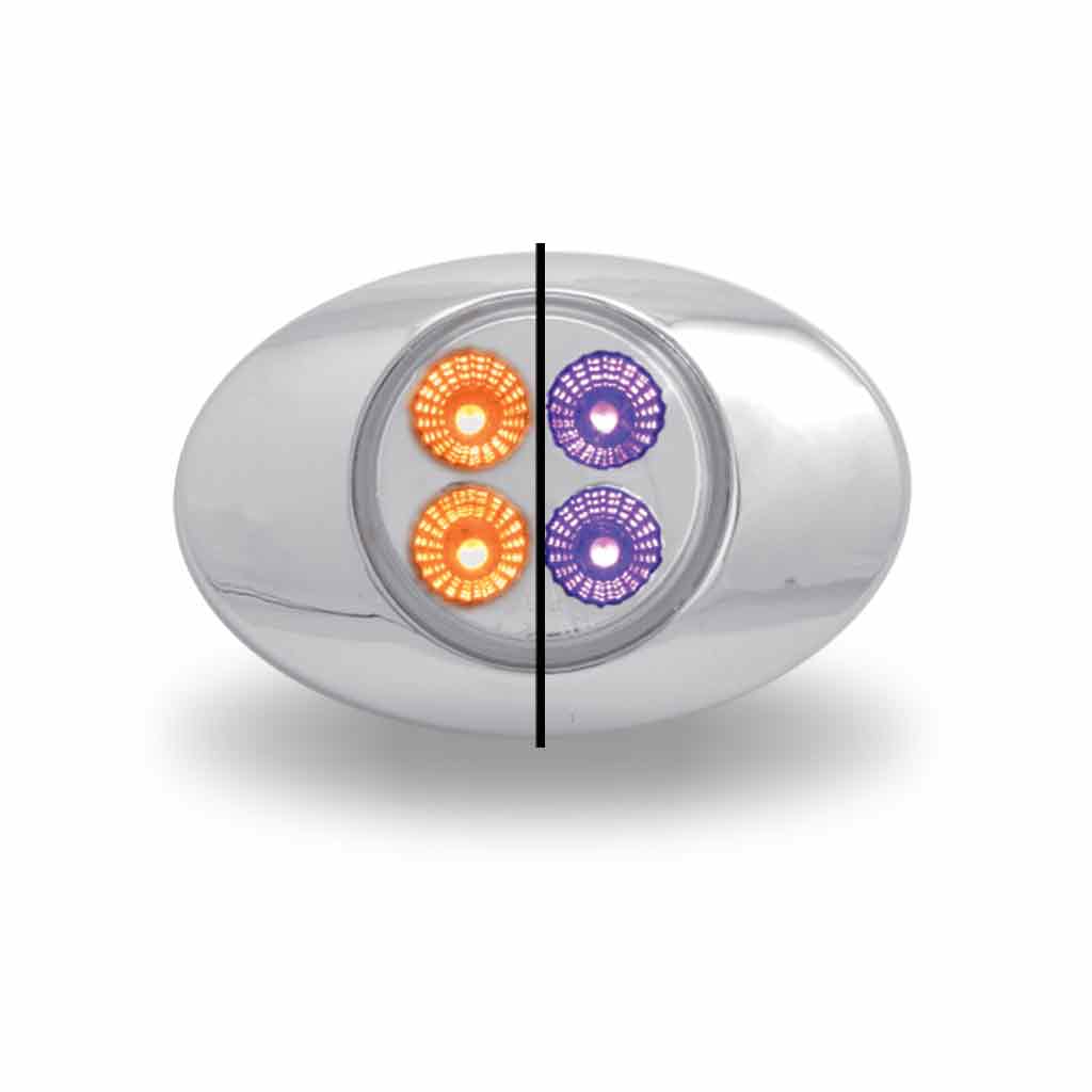 TX-TLED-G2XAP: Amber/Purple G2 LED Marker M3 Style Dual Revolution