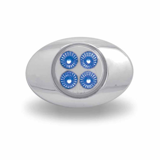 TX-TLED-G2XAB: Dual Revolution Amber/Blue LED Marker Light (4 Diodes)