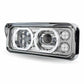 TX-TLED-H120: Chrome Universal LED Projector Headlight (Driver)