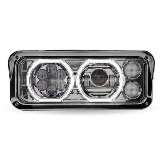 TX-TLED-H120: Chrome Universal LED Projector Headlight (Driver)