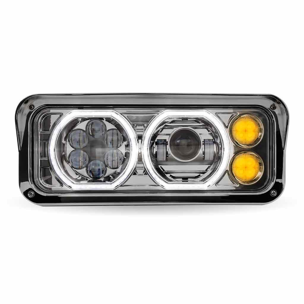 TX-TLED-H120: Chrome Universal LED Projector Headlight (Driver)