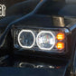 TX-TLED-H120: Chrome Universal LED Projector Headlight (Driver)