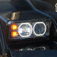 TX-TLED-H121: Chrome Universal LED Projector Headlight (Passenger)