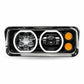 TX-TLED-H122: Black Universal LED Projector Headlight Assembly (Driver)