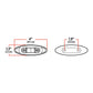 TX-TLED-INF2A: Small Infinity Amber LED (6 Diodes)