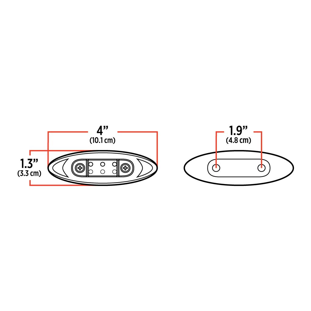 TX-TLED-INF2A: Small Infinity Amber LED (6 Diodes)