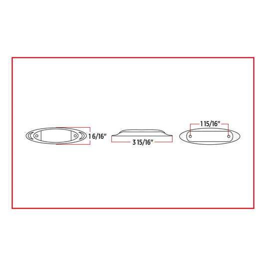 TX-TLED-INF2A: Small Infinity Amber LED (6 Diodes)