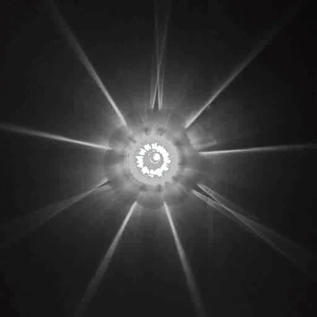 TX-TLED-WTRW: Red & White LED/Clear Lens Star-Burst Watermelon Light