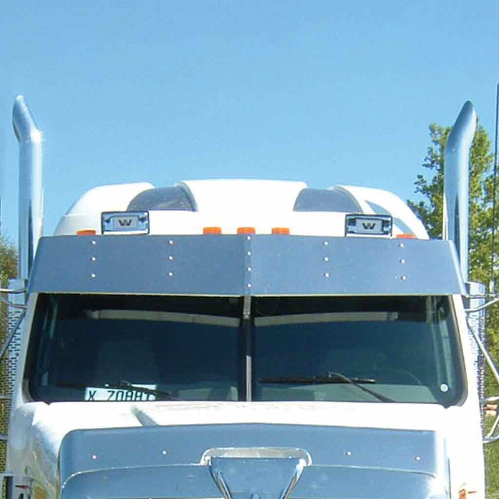 TSUN-W1 - WESTERN STAR CONSTELLATION 13.5″ Flat Top Sun Visor (1998+ Except 2006)