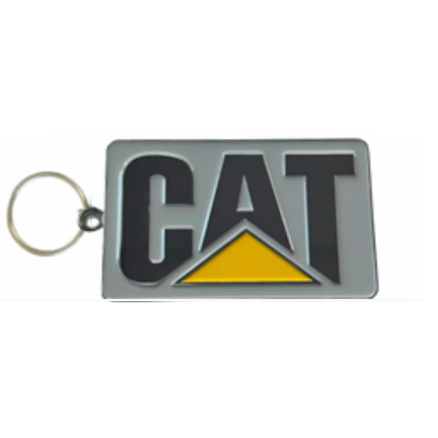 GS-CATTAG-GRV1 - Cat Keyring Dark Gray/Chrome