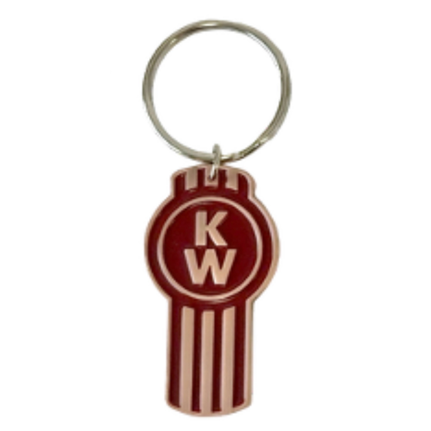 AACC - RABV1 - Antique Burgundy/Brass KENWORTH Keyring